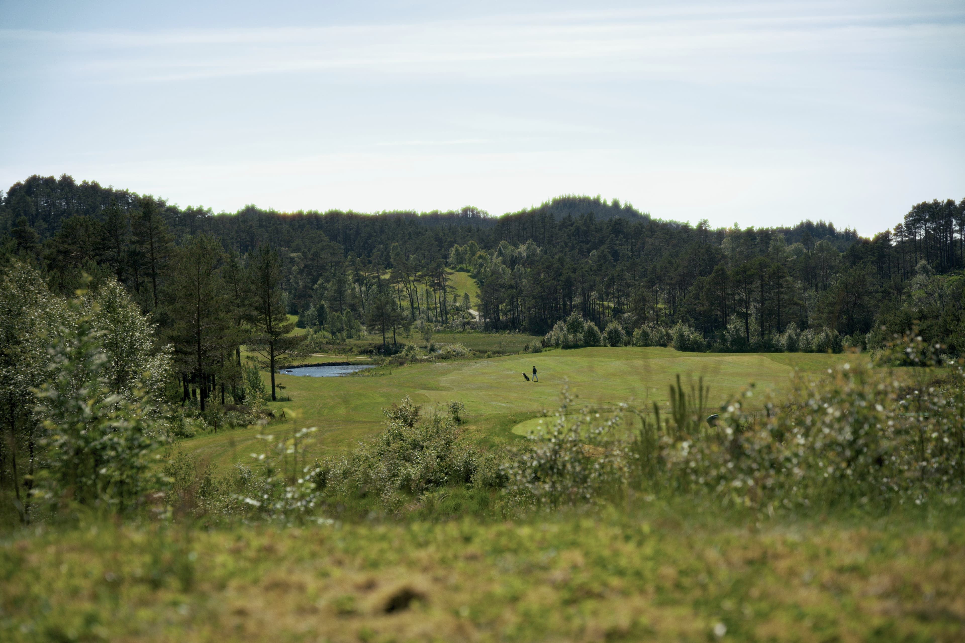 Oversiktibilde Haugaland Golfklubb utslag hull 6 00000001